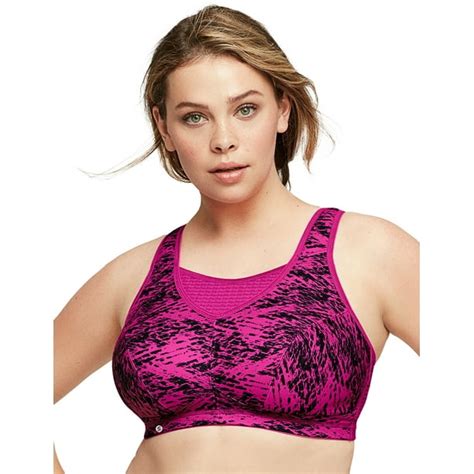 Glamorise Full Figure Plus Size No Bounce Camisole Elite Sports Bra Wirefree 1067 Walmart