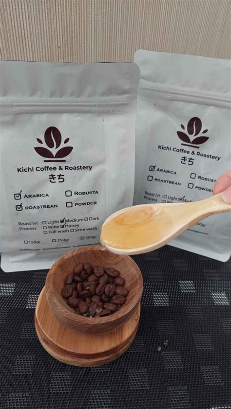 Jual Kichi Kopi Arabika Honey Process Ijen 200 Gr Single Origin Di