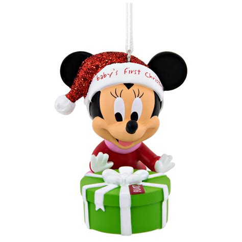 Hallmark Disney Minnie Mouse Babys 1st Christmas Ornament