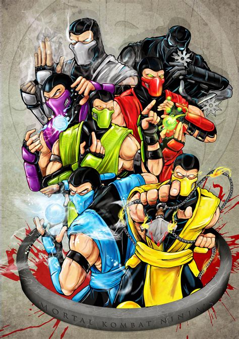 Mortal Kombat Ninjas Finished By Sw Art On Deviantart