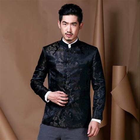 China Tang Suit Chinese Style Wedding Coat Male Costume Festive Coat