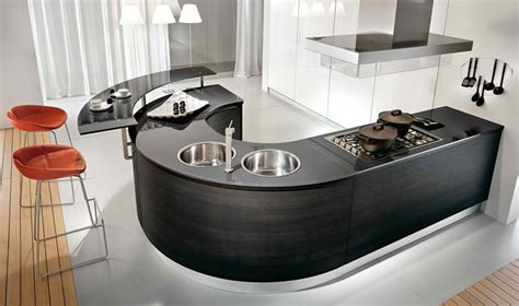 20 Modern Kitchens With Curved Kitchen Islands Page 2 Of 3