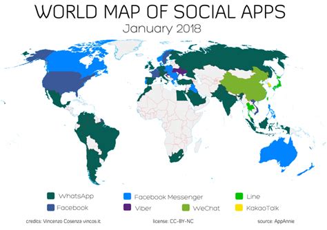 In a test conducted by the electronic frontier foundation, most of the popular messaging apps (bbm, facebook messenger, hangout, kik messenger, skype, snapchat, viber, yahoo messenger) we use, failed to tick most security standards. World Map of Social Apps