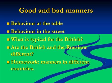 Ppt Good And Bad Manners Powerpoint Presentation Free Download Id