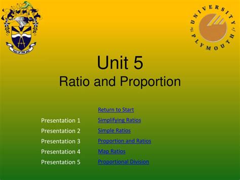 Ppt Unit 5 Ratio And Proportion Powerpoint Presentation Free