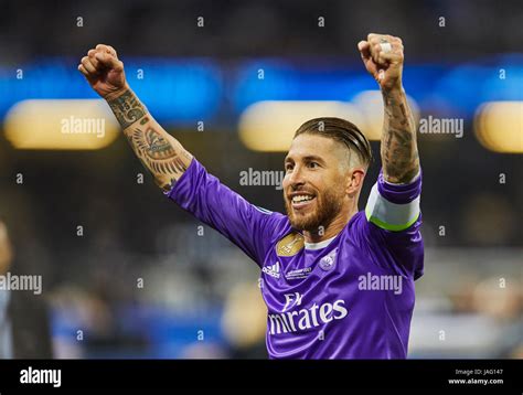 Uefa Champions League Final Cardiff June 03 2017 Sergio Ramos Real