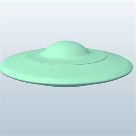 Flying Ufo 3d Model Obj Stl 123free3dmodels