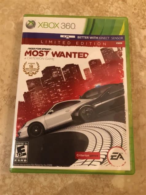 NEED FOR SPEED Most Wanted Limited Edition Microsoft Xbox Game PicClick