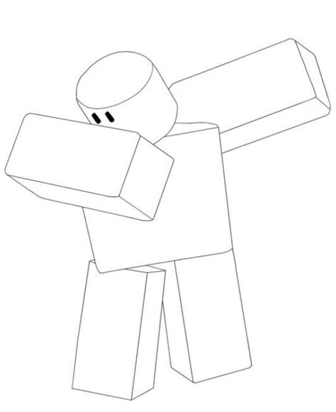Roblox Figures Coloring Pages