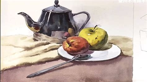 Teacher Paints A Still Life With Watercolor Youtube