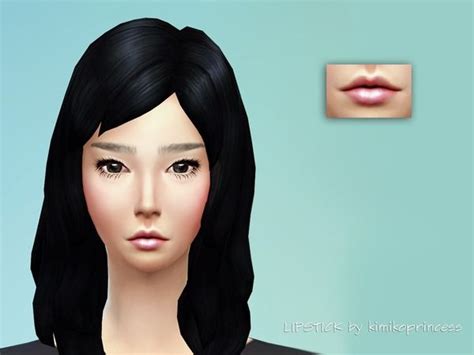 The Sims Resource Cute Pink Lipstick By Kimikoprincess Sims 4