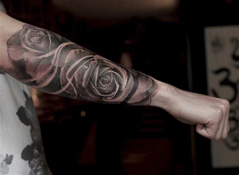 Roses Forearm Tattoo