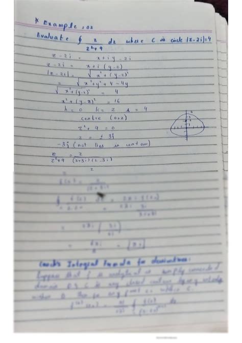 Solution Cauchy S Integral Formula Studypool