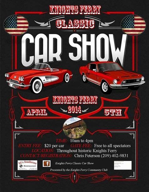 25 Free Car Show Flyer Template In 2020 Car Show Free Cars Flyer Design