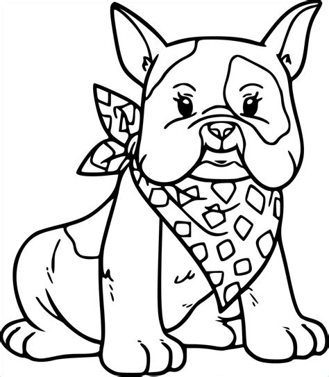 9 Beau De Chien Dessin Simple Stock - Coloriage : Coloriage