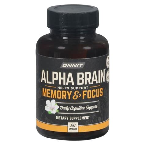 Onnit Alpha Brain Memory And Focus Capsules Publix Super Markets
