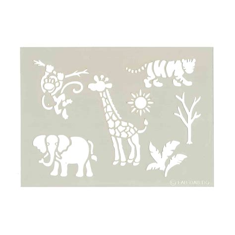 Top 138 Safari Animal Stencils