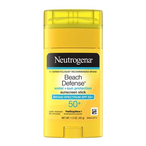 Neutrogena Beach Defense Face And Body Sunscreen Stick Spf 50 15 Oz
