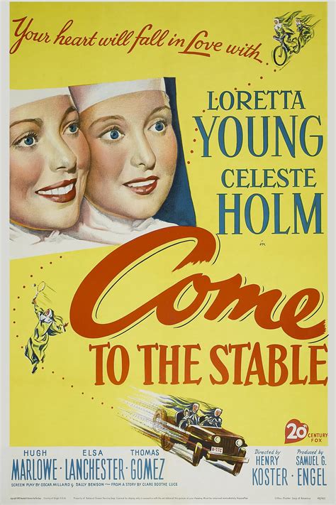 Come To The Stable 1949 Posters — The Movie Database Tmdb