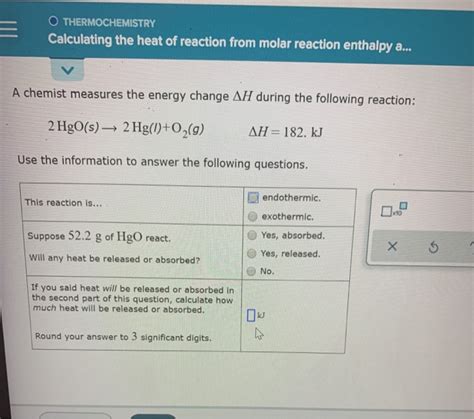 Solved OTHERMOCHEMISTRY Calculating The Heat Of Reaction Chegg Com