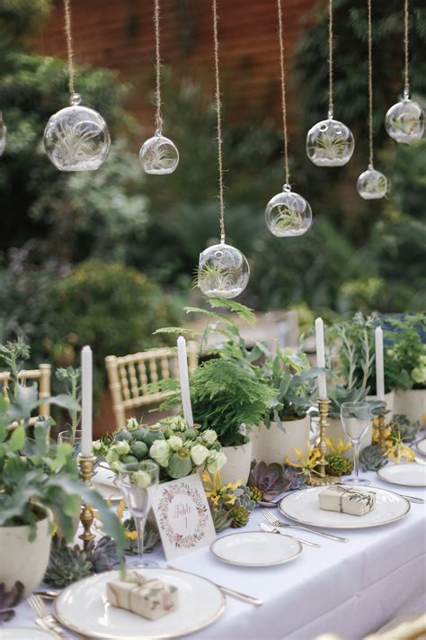 Trying to stay within your wedding planning budget? 18 Rustic Greenery Wedding Table Decorations You Will Love ...