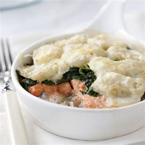Recette de gratin de saumon et de pommes de terre