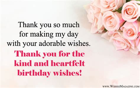 Thanks Quotes For Birthday Wishes 30 Ways To Say Thank You All For