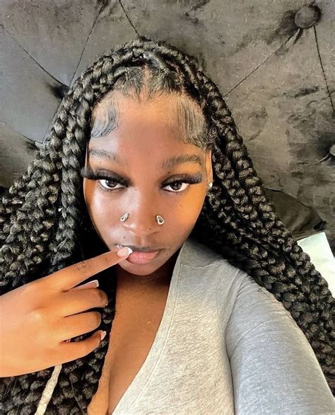 selfie braids piercings black women protective hairstyles braids girls hairstyles braids