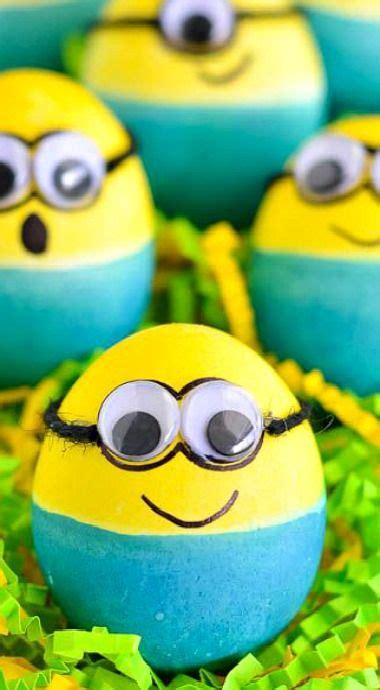 A Photo Edited With Picmonkey Minion Easter Eggs Creative Easter