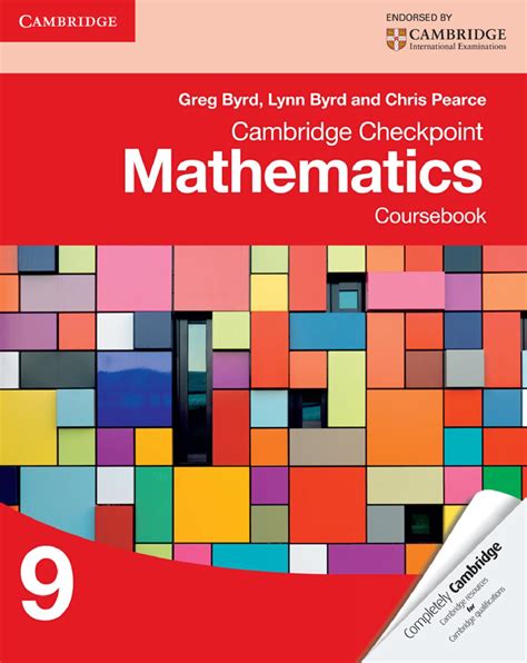 Cambridge Checkpoint Mathematics Coursebook 9 By Cambridge University
