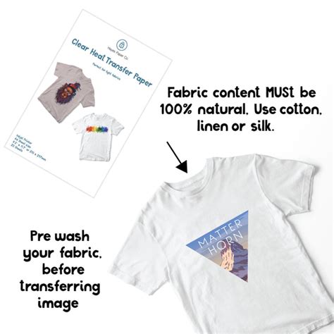 Hayes Paper Co® Clear Heat Transfer Paper Instructions Hayes Paper Co