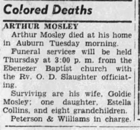 Arthur Mosley - Research to Preserve African American Stories and