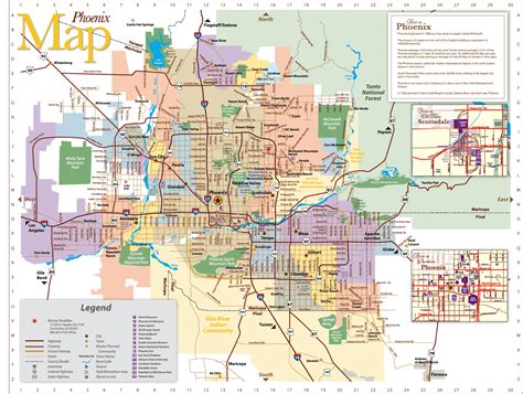 Phoenix Mesa Metro Map