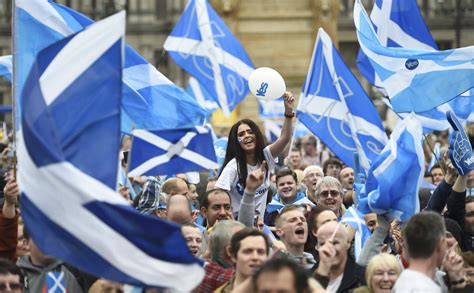 One Year On Still Yes Tens Of Thousands Rally For Scottish
