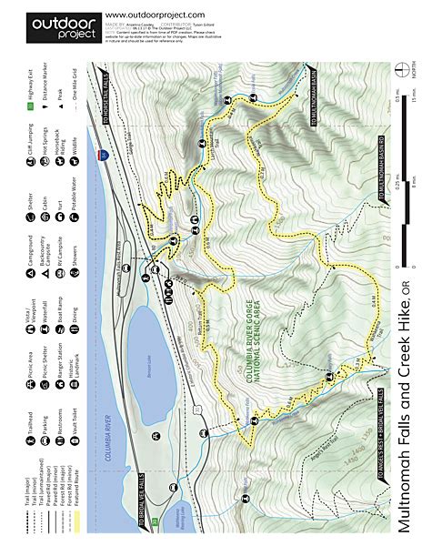 Multnomah Falls Hike To Multnomah Creek Outdoor Project