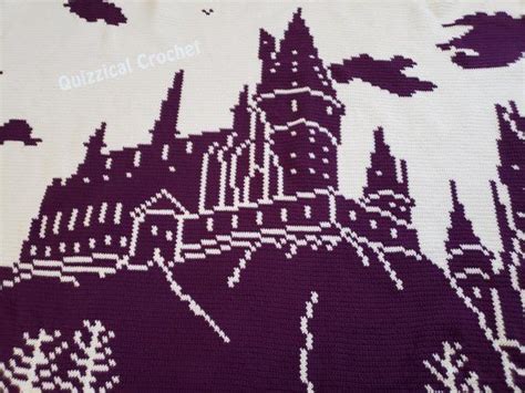 Hogwarts Castle Graphgan Crochet Pattern C2c Crochet Pattern Free C2c