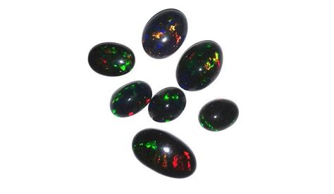 Australian Black Opal Stone Art