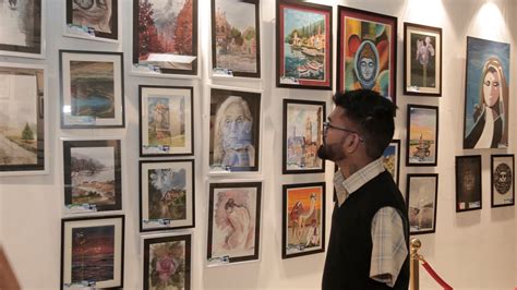 Unique visual art exhibition by differently-abled artists impresses