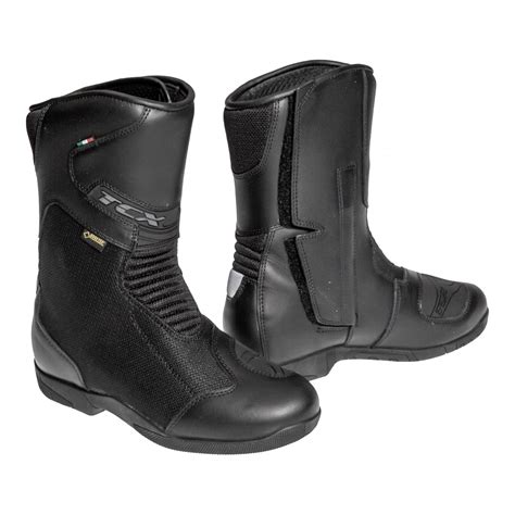 Bottes Route Femme Tcx Lady Tourer Gore Tex Noir Équipement Route Sur