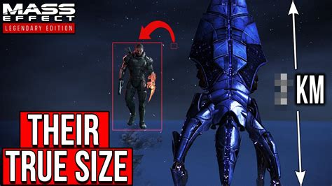 So I Measured The Reapers Ingame Size In Mass Effect 3 Youtube