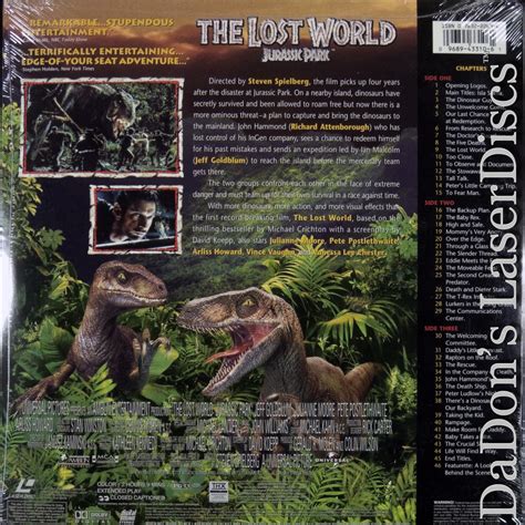 The Lost World Jurassic Park Dvd
