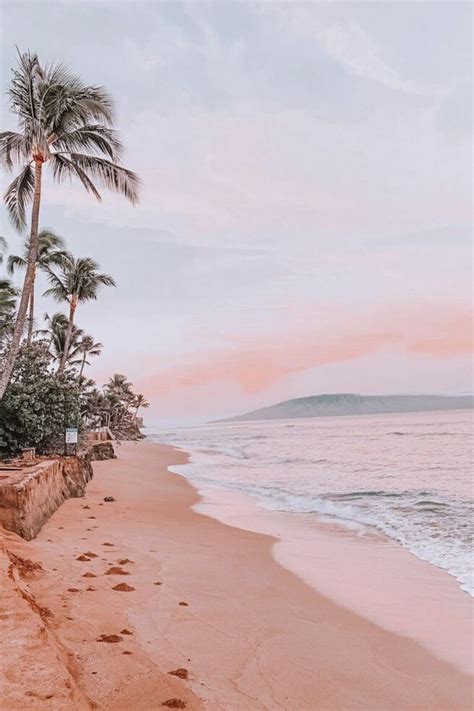Pink Ios Aesthetic Beach Wall Collage Beach Wallpaper Aesthetic