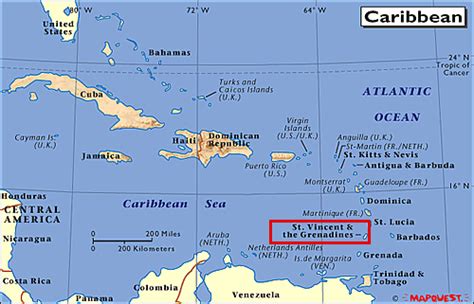 Saint vincent and the grenadines map illustrates international borders along with 6 parishes boundaries with their capitals and the national capital. Bequia's Village Apartments - Our Location