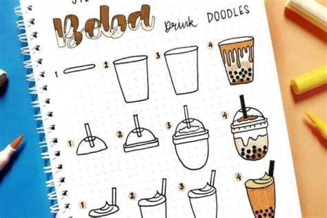 50 Simple Doodles Step By Step Drawing Lightly Sketched