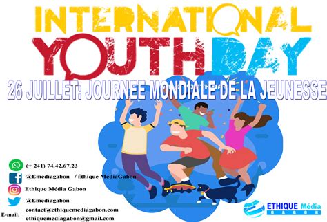 International Célébration Journée Mondiale De La Jeunesse Éthique