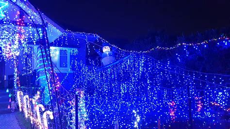 Christmas Lights Displayed At 2c Hilda Rd Baulkham Hills Youtube