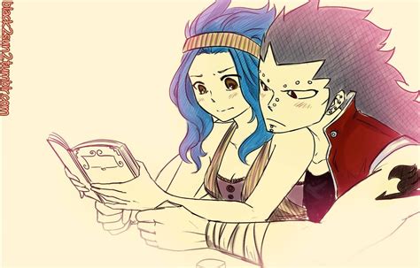 Gajeel And Levy Reading Together So Freakin Adorable Art By TrẦn