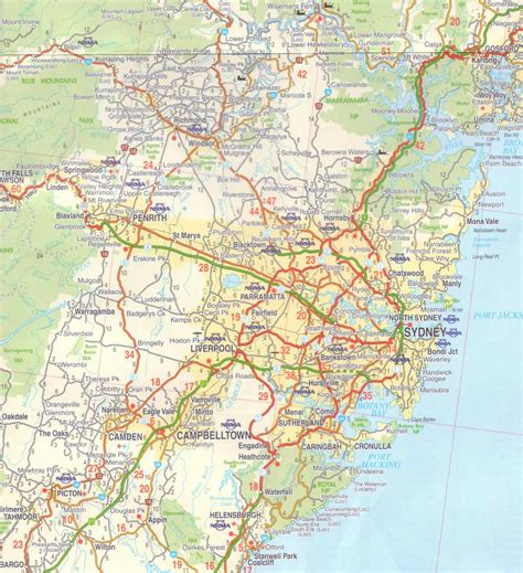Map Of Sydney Australia United States Map