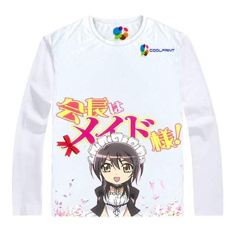 Coolprint Japanese Anime Shirt Maid Sama T Shirts Multi Style Long Sleeve Ayuzawa Misaki Usui