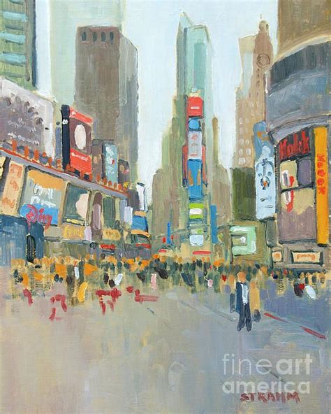 Times Square New York City Painting New York City Fine Art America
